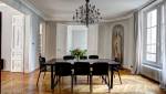 Parquet et moulures pour cette majestueuse salle à manger parisienne - 75016