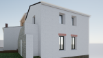 Plans - Extension et rénovation d'une maison mitoyenne à Vertou