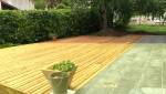 Pose de lame composite terrasse taçade avant pavillon - Cergy (95000)