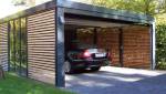 carport en aluminium deux vloisons latérales