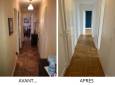 Couloir d'un appartement en rénovation - Nantes 44
