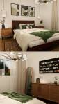 Déco de chambre au style Mid Centuru