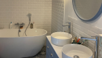 Rénovation d'une salle de bain avec baignoire à Vertou