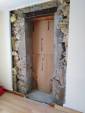 Travaux de rénovation intérieure avec ouverture de mur porteur en pierre - Poncin 01