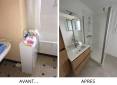 Salle de bain d'un appartement en rénovation - Nantes 44
