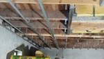 Installation des rails pour le faux plafond
