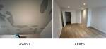 Nouveau faux-plafond dans studio rénové - Nantes 44