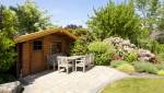 Aménagement de jardin avec cabane de jardin - Nantes 44