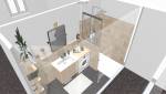 rénovation salle de bain La Maison Des Travaux Ales plan 3D