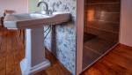Détail espace douche chambre parentale