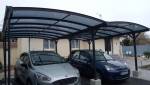 carport double emplacement toiture cintré PVC