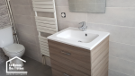 Meuble vasque et sèche serviette