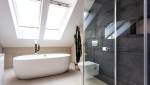 Salle de bain moderne aménagée sous combles - Bourg-en-Bresse Ambérieu-en-Bugey 01