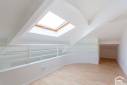 Escalier en colimaçon pour mezzanine, appartement à Dardilly / VUE MEZZANINE