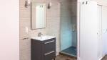 Espace douche chambre rdc