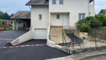 Travaux finis en cours de séchage