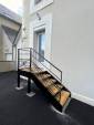 Nouvel escalier extérieur en métal (Ouistreham 14150)