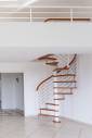 Escalier en colimaçon pour mezzanine, appartement à Dardilly