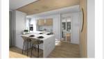 Simulation du projet de cuisine par l'architecte