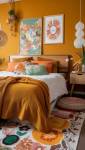 Chambre tendance 2023 Coloris Safran