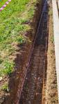  Préparation de la construction d'un mur de clôture en parpaings - Rochefort 17