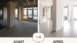 avant/aprés, rénovation d'appartement proche de Bayonne