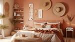 Chambre tendance 2023 Coloris Terracotta