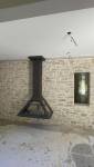 Nouveau poêle à bois moderne dans une maison en rénovation - Valence 26