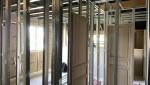 Chantier en cours - Création des cloisons