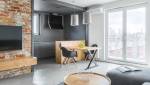 Salon ouvert sur la cuisine