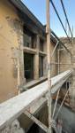 Pendant les travaux du ravalement de façade