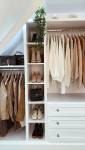 Dressing ouvert sous combles