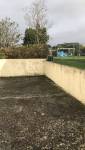 Il fallait refaire un béton dans la descente de garage.