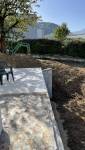chantier en cours : La dalle est coulée