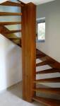 Escalier bois hélicoïdal pour monter au combles