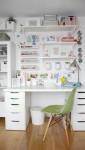 Même les petits bureaux doivent avoir des rangements ! 