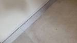 Détail carrelage et plinthe