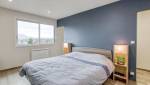 Rénovation d'une chambre dans le Grésivaudan, avec peinture gris bleu