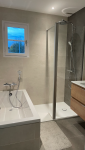 Rénovation d'une salle de bain à Basse-Goulaine - douche et baignoire