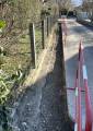 tranchée pour permettre le passage de fourreaux