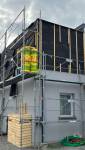 Construction de la surélévation en ossature bois à Nantes - 44
