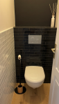 Rénovation intérieure d'une maison à Geneston - pose WC suspendus
