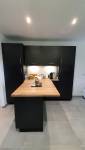 cuisine ilot noire et bois
