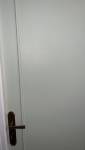 Porte blanche verte