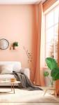 Couleur pêche en décoration d'intérieur - Cholet 49