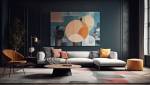Décoration intérieure avec murs peints en noir - Cholet 49