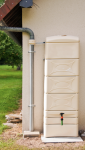 Petit récupérateur d'eau de pluie, extérieur, hors sol, 300 L