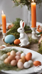 décoration de table pâques