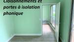 Cabinets séparés par des cloisons et portes isolantes acoustiques (Brunoy 91800)