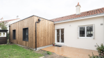 Transformation d'une véranda en extension bois à Vertou